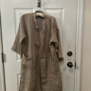 Eileen fisher organic linen jacket for summer very ligh PL